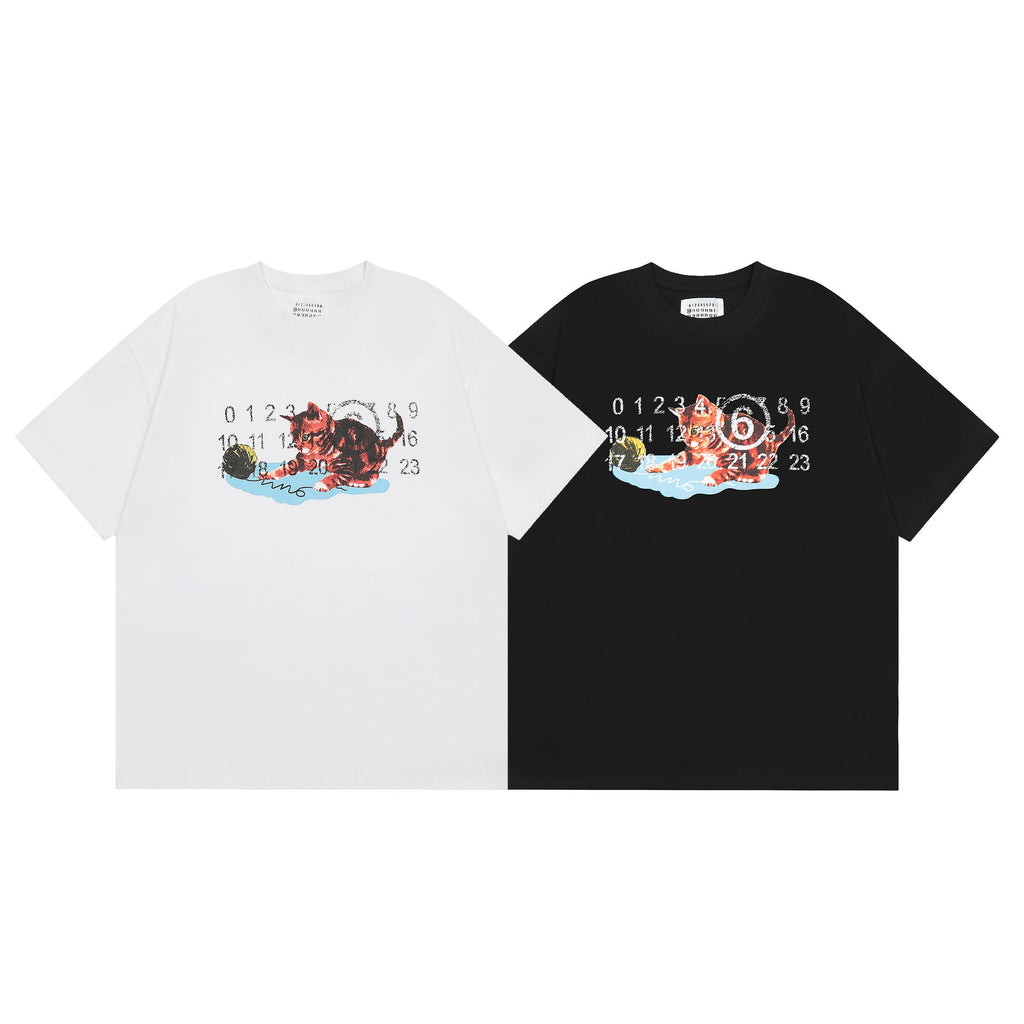Maison Margiela T-shirt Crew Neck Loose Short Sleeve T-shirt